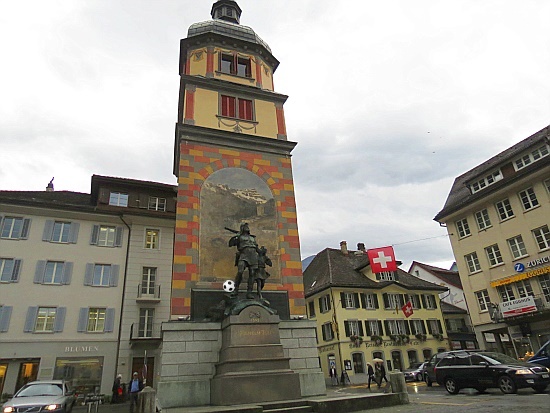 WIlhelm Tell Denkmal in Altdorf