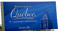 Bienvenue a Quebec