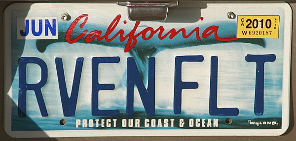 Licence Plate California