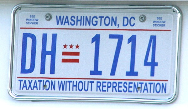 Licence Plate DC