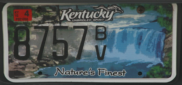 Licence Plate Kentucky