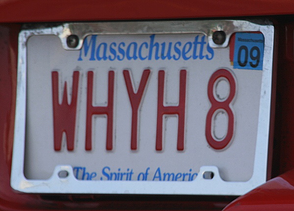 Licence Plate Massachusetts