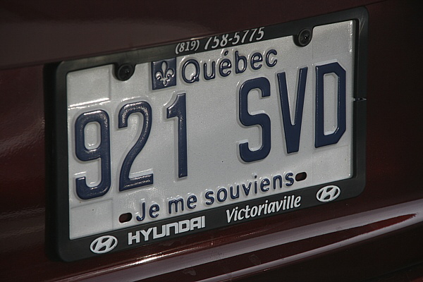 Licence Plate Quebec