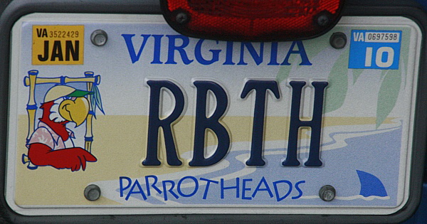 Licence Plate Virginia