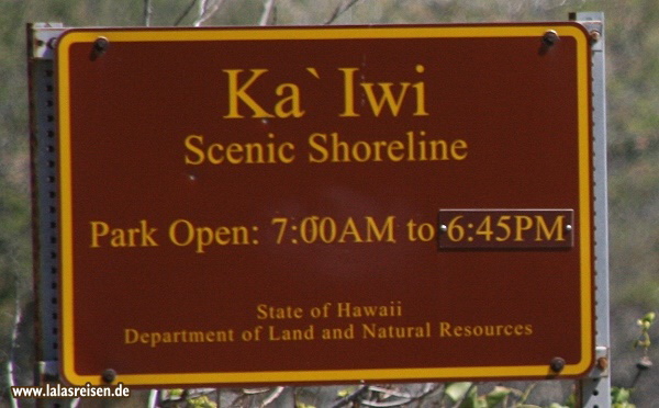 Ka'Iwi Scenic Shoreline