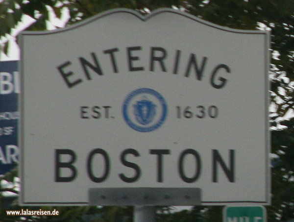 Entering Boston