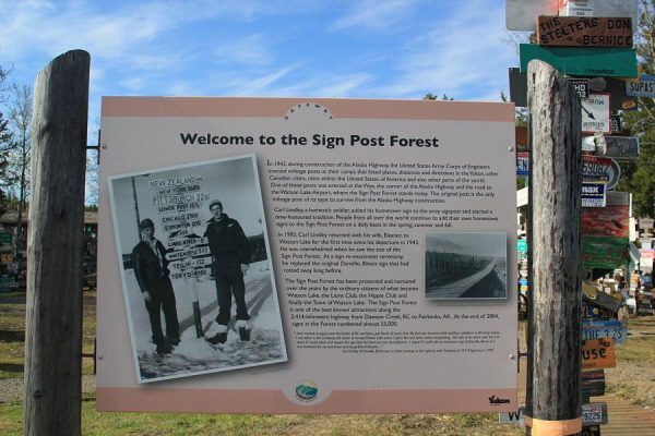 Watson Lake Signpost