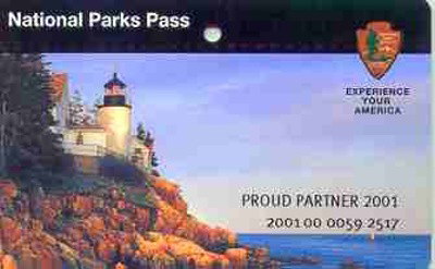 National Park Pass 2001