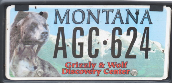 Licence Plate Montana