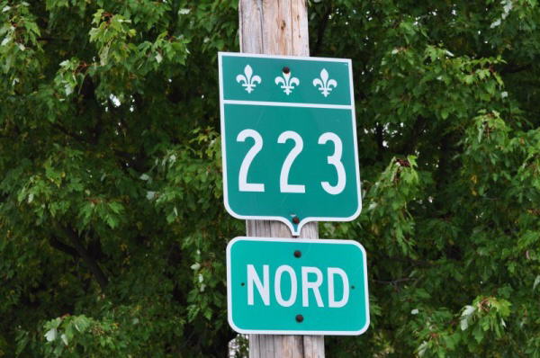 Road Sign Quebec