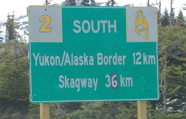 Yukon Road Sign