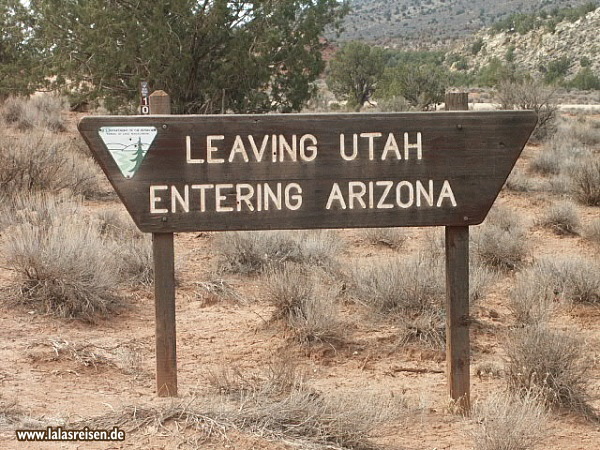 Entering Arizona