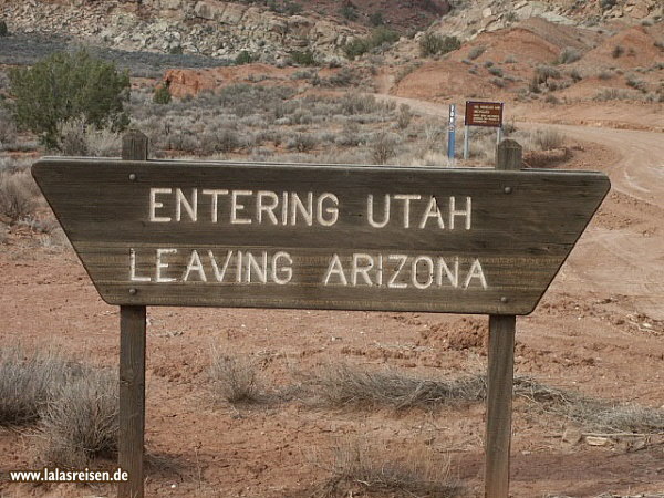 Entering Utah