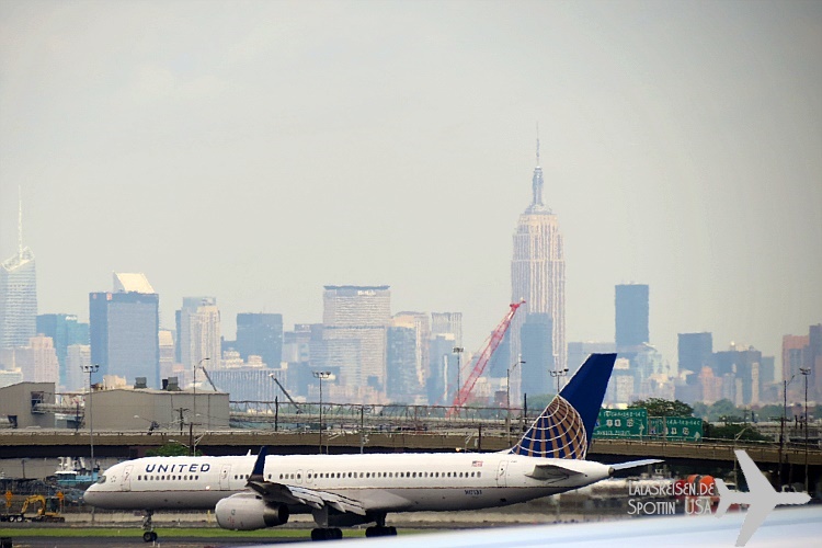 Von den Terminals aus hat man einen schnen Blick auf Manhattan