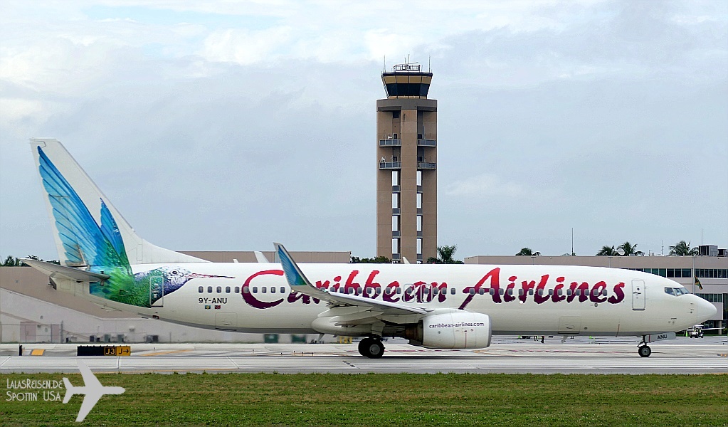 Caribbean Airlines Boeing 737-8Q8 (WL) - 9Y-ANU