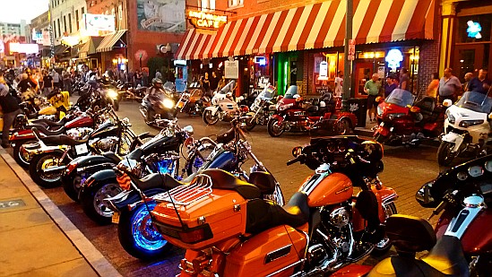 Beale Street Memphis Biker 