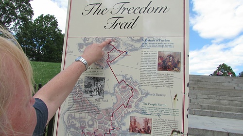 Der Freedom Trail - man kann sich nicht verlaufen.