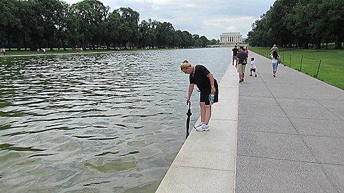 Reflecting Pool - hier reflektiert nix