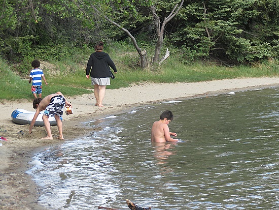 morgern wird Uli auch im Wasser sein.....