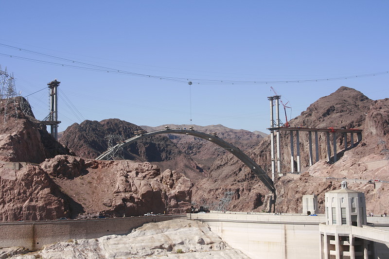 Hoover Dam Bypass Bridge  am 15.09.2009