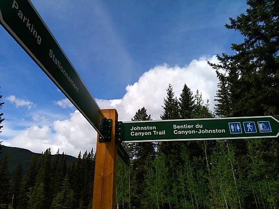 Johnston Canyon Trail