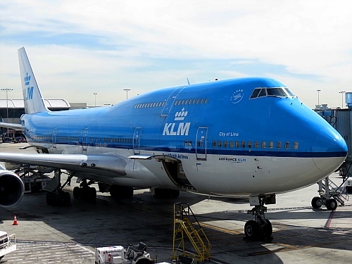 KLM 747-400 Cty of Lima