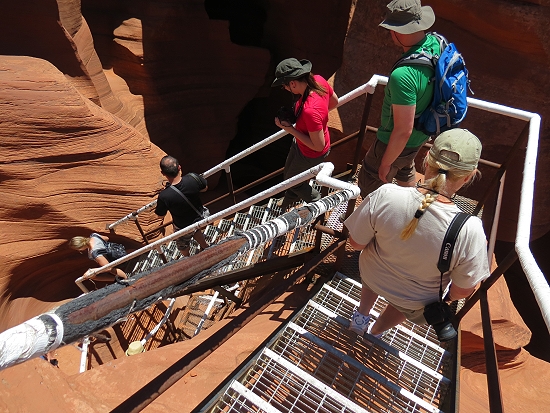 Lower Antelope Canyon - ab nach down under