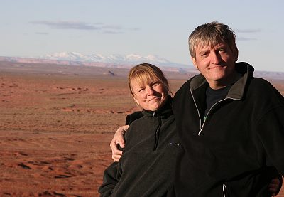 Uli & Lala am Artist Point im Monument Valley