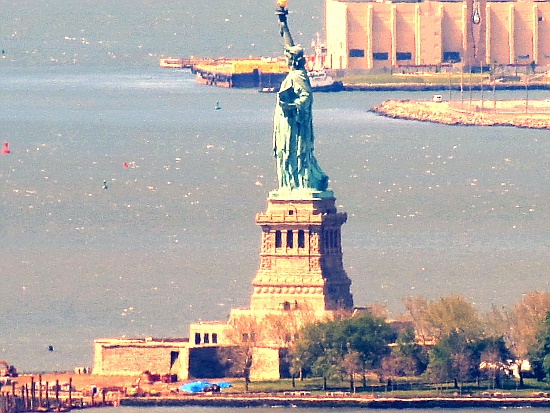 Miss Liberty mit sehr viel Zoom