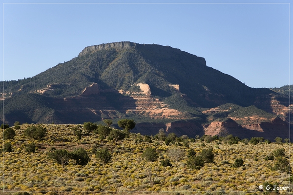 chner Blick auf die Chuska Mountains