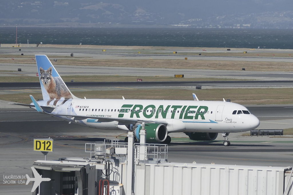 Frontier Airlines - Airbus A320-251N - N376FR "Cruz the Island Fox"