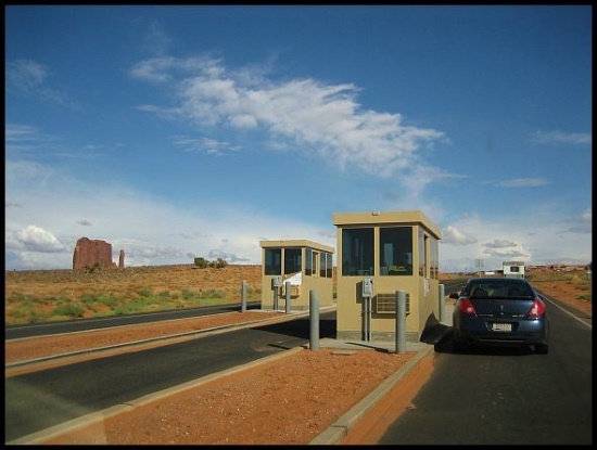 Kassenhuschen am Monument Valley