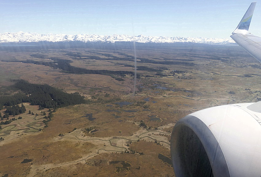 Landeanflug auf Yakutat