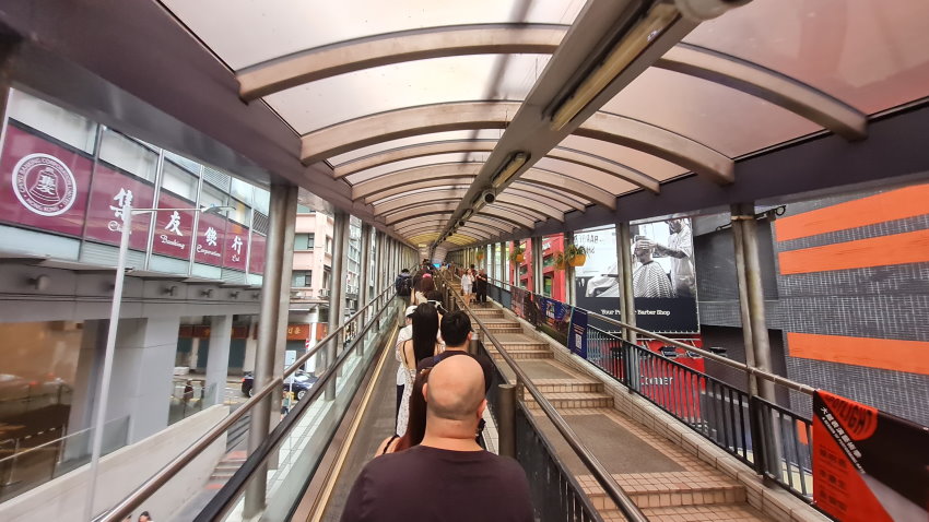 Hongkong escalator