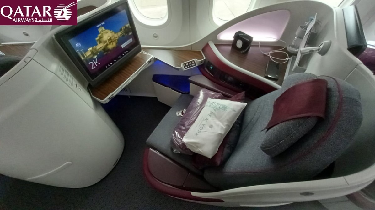 12.03.2024 - Qatar Airways - Boeing 787-8 Dreamliner - Dsseldorf - Doha - A7-BCZ "25 Years of Excellence" Sticker - QR086 - 2K/Business Class - 5:33 Std.