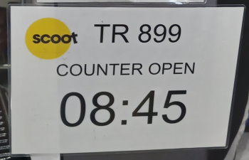 Scoot counter open 8:45