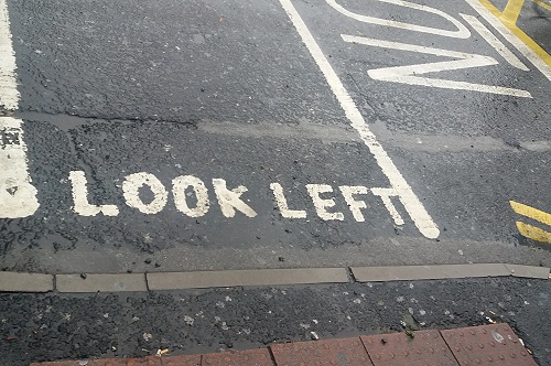 look left