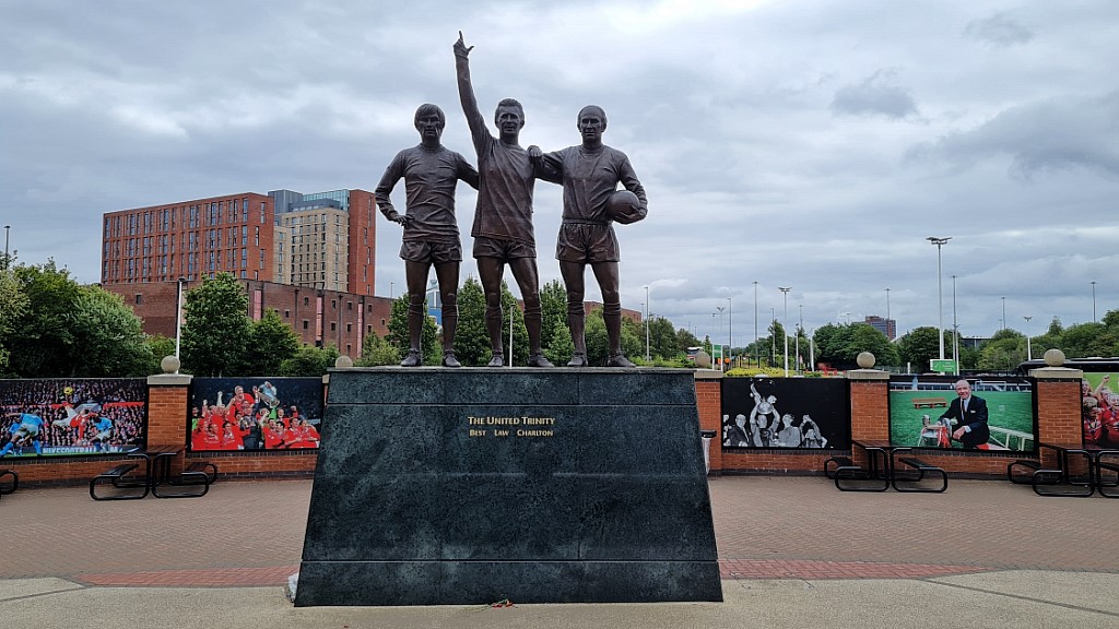 The United Trinity - George Best, Denis Law, Sir Bobby Charlton