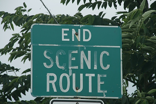 End Scenic Route - schade....