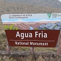 Agua Fria National Monument ist ein Schutzgebiet vom Typ eines National Monuments im US-Bundesstaat Arizona. Es bewahrt mit zwei Tafelbergen und dem dazwischen eingeschnittenen Canyon des Agua Fria Rivers ein archäologisch wichtiges Siedlungsgebiet prähistorischer Indianervölker der Anasazi- oder Sinagua-Kultur mit bisher über 450 identifizierten Gebäuderesten.<br /><br />Besucht: am 6.10.2015 - wenn es nicht geregnet hätte.....