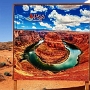 Schild am Horseshoe Bend im Oktober 2022