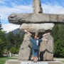 Whistler Inukshuk Statue<br />am 11.6.2017 geknipst