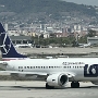 LOT - Boeing 737-8 MAX - SP-LVF<br />BCN - Terminal 1 Gate B67 - 20.8.2023 - 14:13