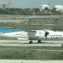 Luxair - Bombardier DHC-8-402Q Dash 8 - LX-LGG<br />BCN - Terminal 1 Gate B67 - 29.8.2023 - 15:09