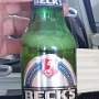 18.6.2023 - Beck's Blue ohne Alkohol, schmeckt auch im Flugzeug nicht schlecht