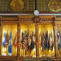 Die Hall of Flags, hier werden alle möglichen Flaggen aufbewahrt.