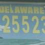 Licence Plate Delaware