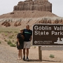 Ein paar Meilen nördlich von Hanksville, auf dem Highway 24, fährt man auf die Temple Mountain Road, diese 5 Meilen westlich, dann weitere 7 Meilen zum Goblin Valley.