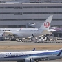 All Nippon Airways - Boeing 737-881(WL) - JA57AN<br />Japan Airlines - Boeing 787-8 Dreamliner - JA849J<br />HND - Observatory Terminal 3 - 18.03.2024 - 10:01