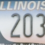 Licence Plate Illinois